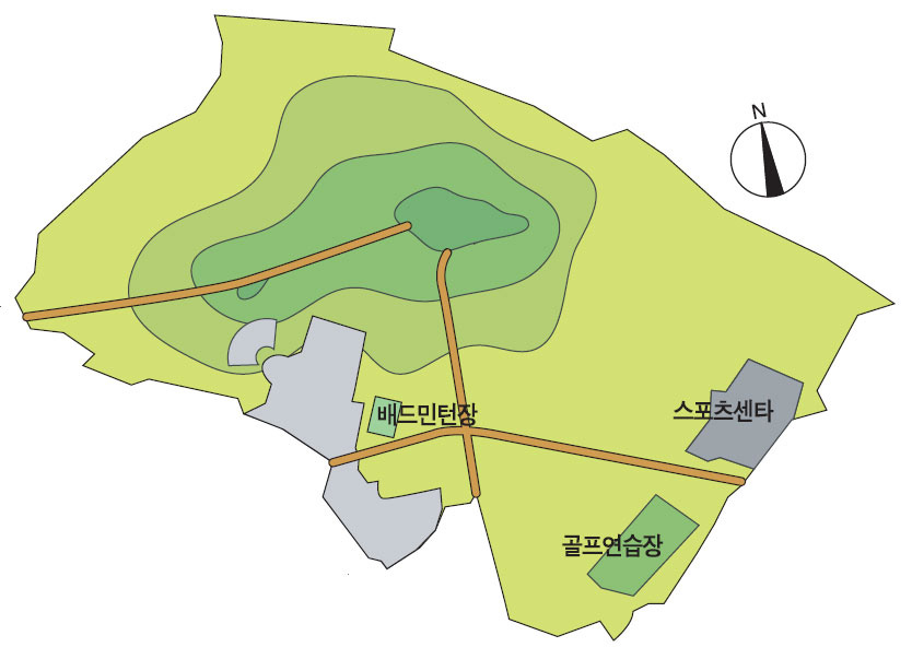 염창근린공원 안내도 이미지