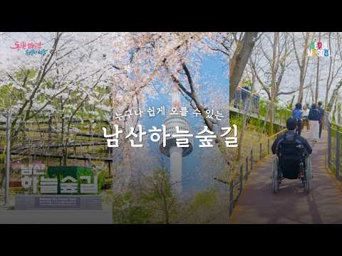 누구나 쉽게 오를 수 있는 남산하늘숲길