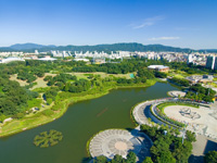 야외조각공원 사진